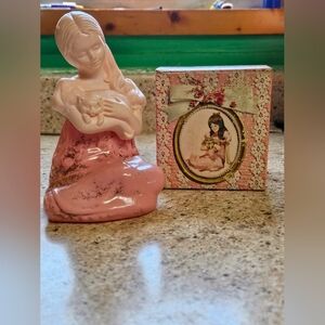 Avon DEAR FRIENDS Roses, Roses Cologna 4oz. FULL With Box Vintage Girl with Cat